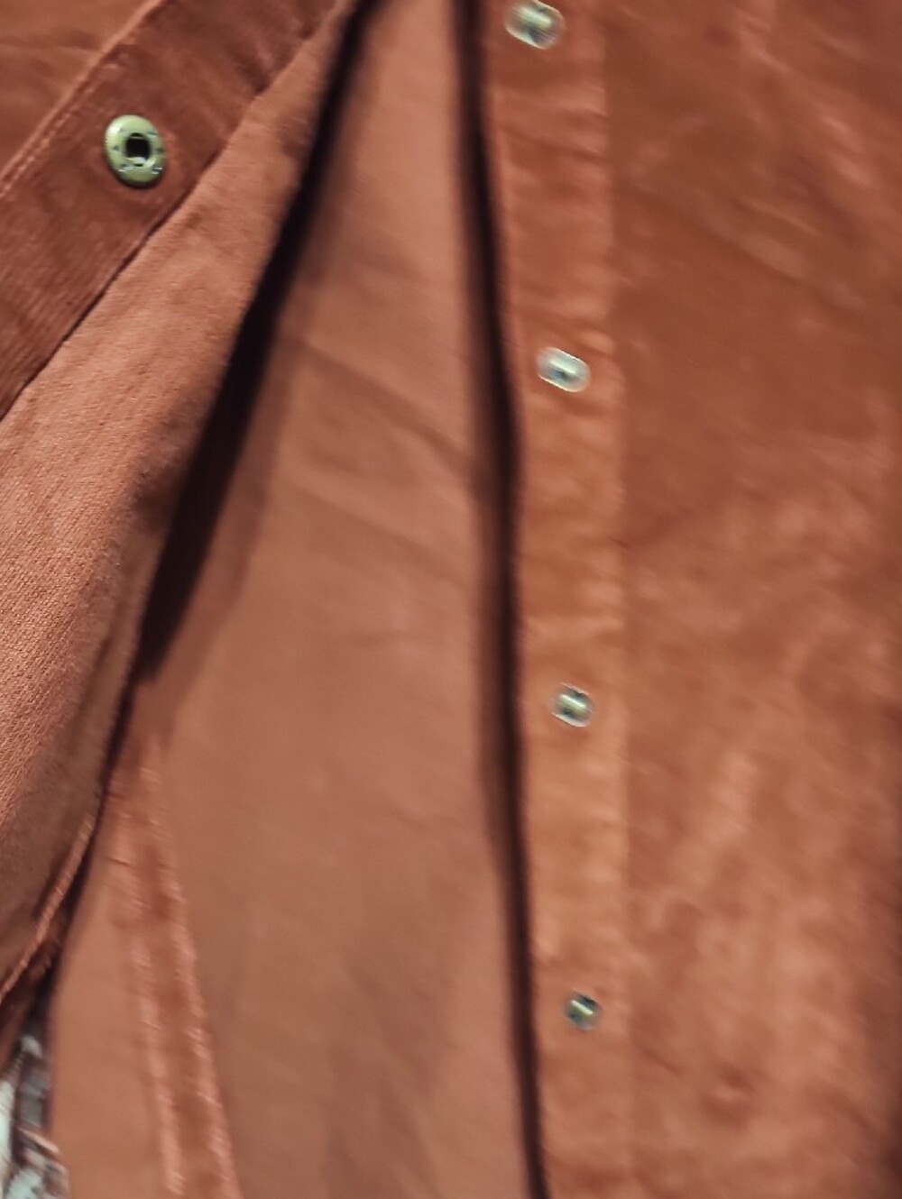 Legendary Whitetails Women's Rust Corduroy Trench Coat/Dress - Picture 5 of 9